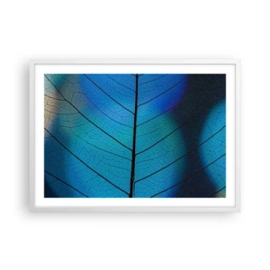 Póster en marco blanco - Construcción intrincada - 70x50 cm