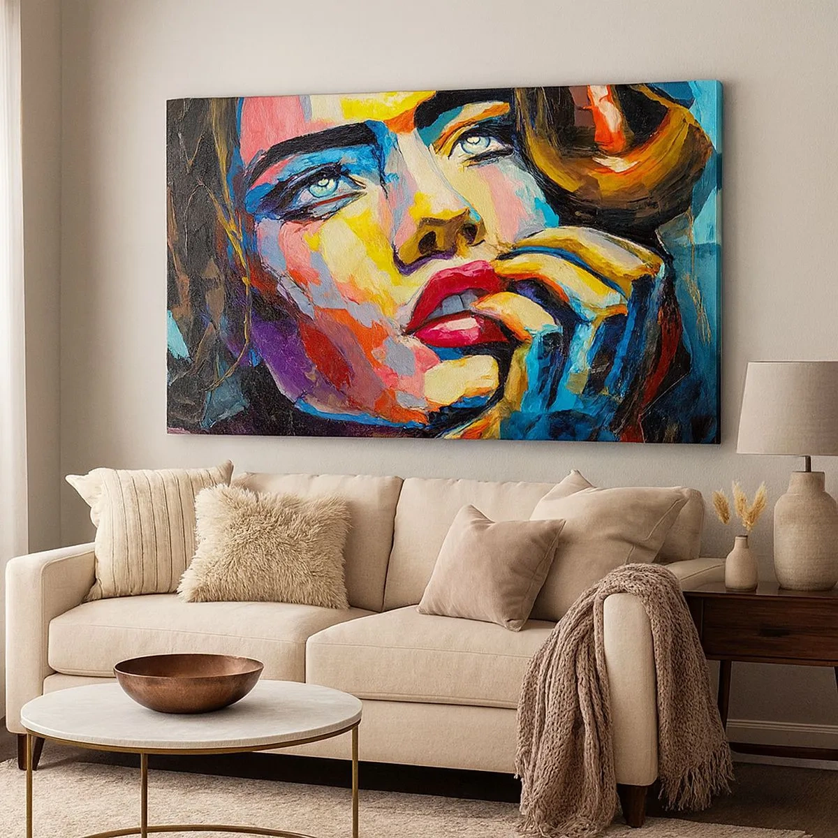 Cuadro sobre lienzo - Impresión de Imagen - Sueños - 100x40 cm