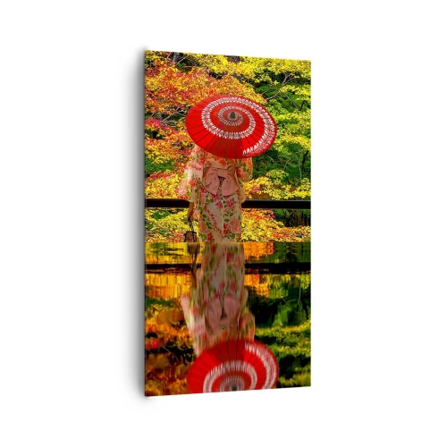 Cuadro sobre lienzo - Impresión de Imagen - En un templo de la naturaleza - 65x120 cm