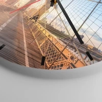 Esfera sin numeración, con rayas