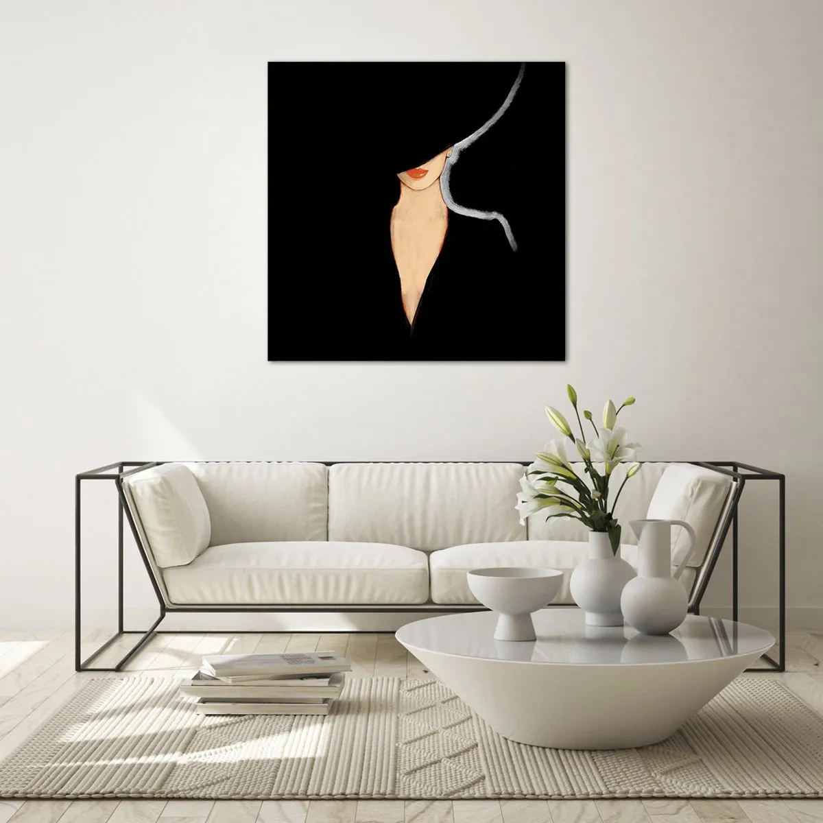Cuadro sobre vidrio - Impresiones sobre Vidrio - Elegancia y estilo - 60x60 cm