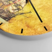 Esfera sin numeración, con rayas