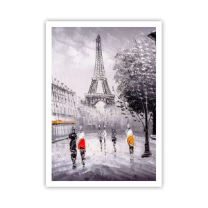 Póster - Un paseo parisino - 70x100 cm