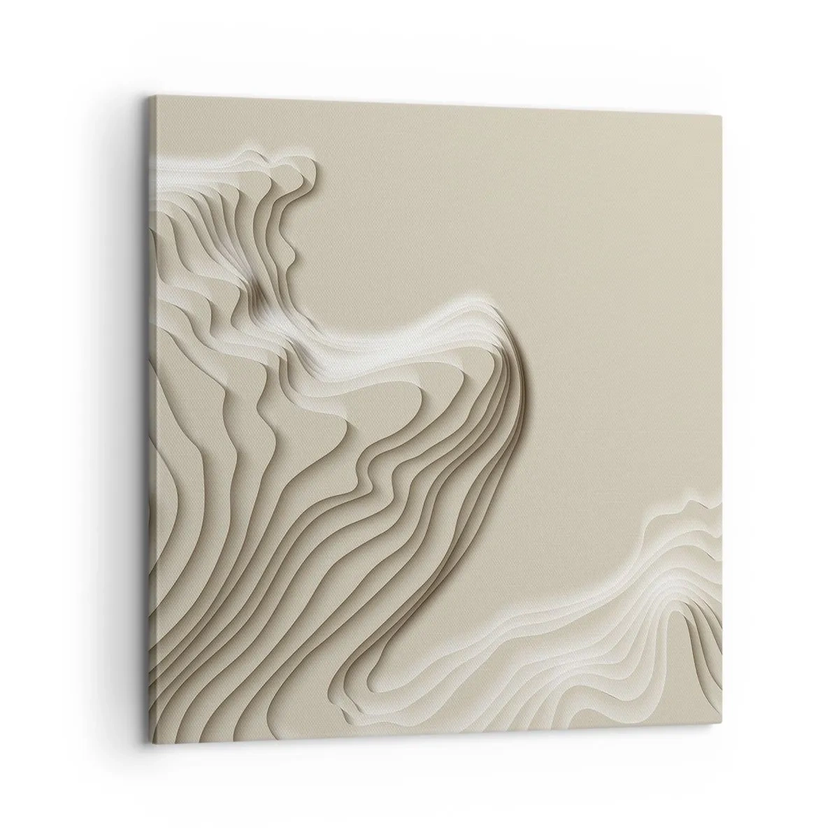 Cuadro sobre lienzo - Impresión de Imagen - Topografía del arte - 60x60 cm