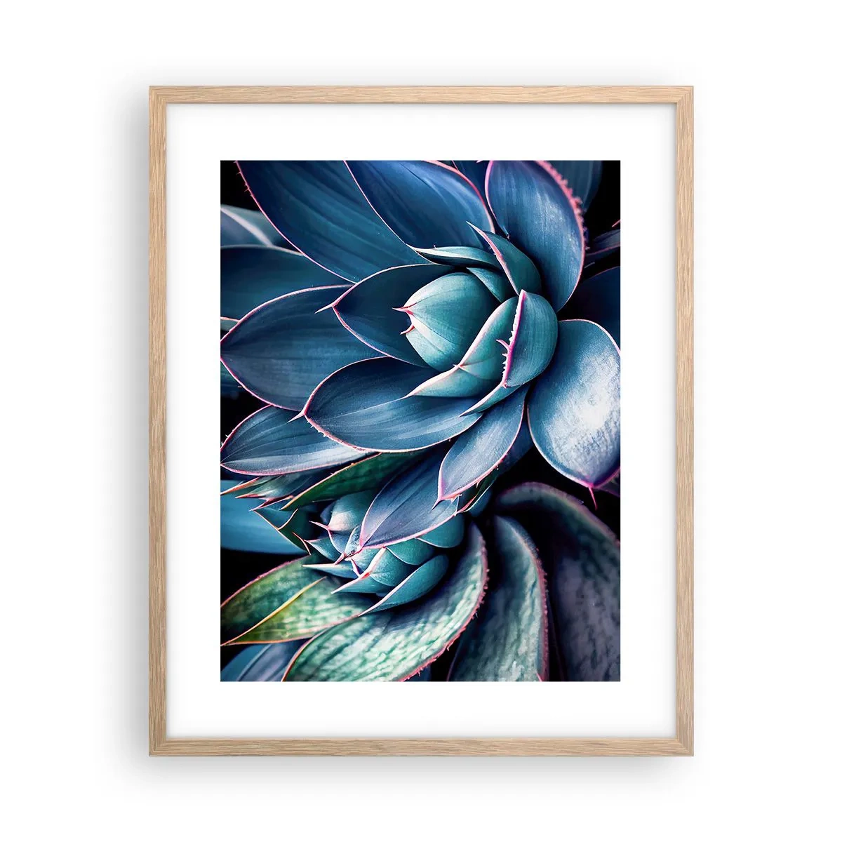 Póster en marco roble claro - Fuerza vital - 40x50 cm