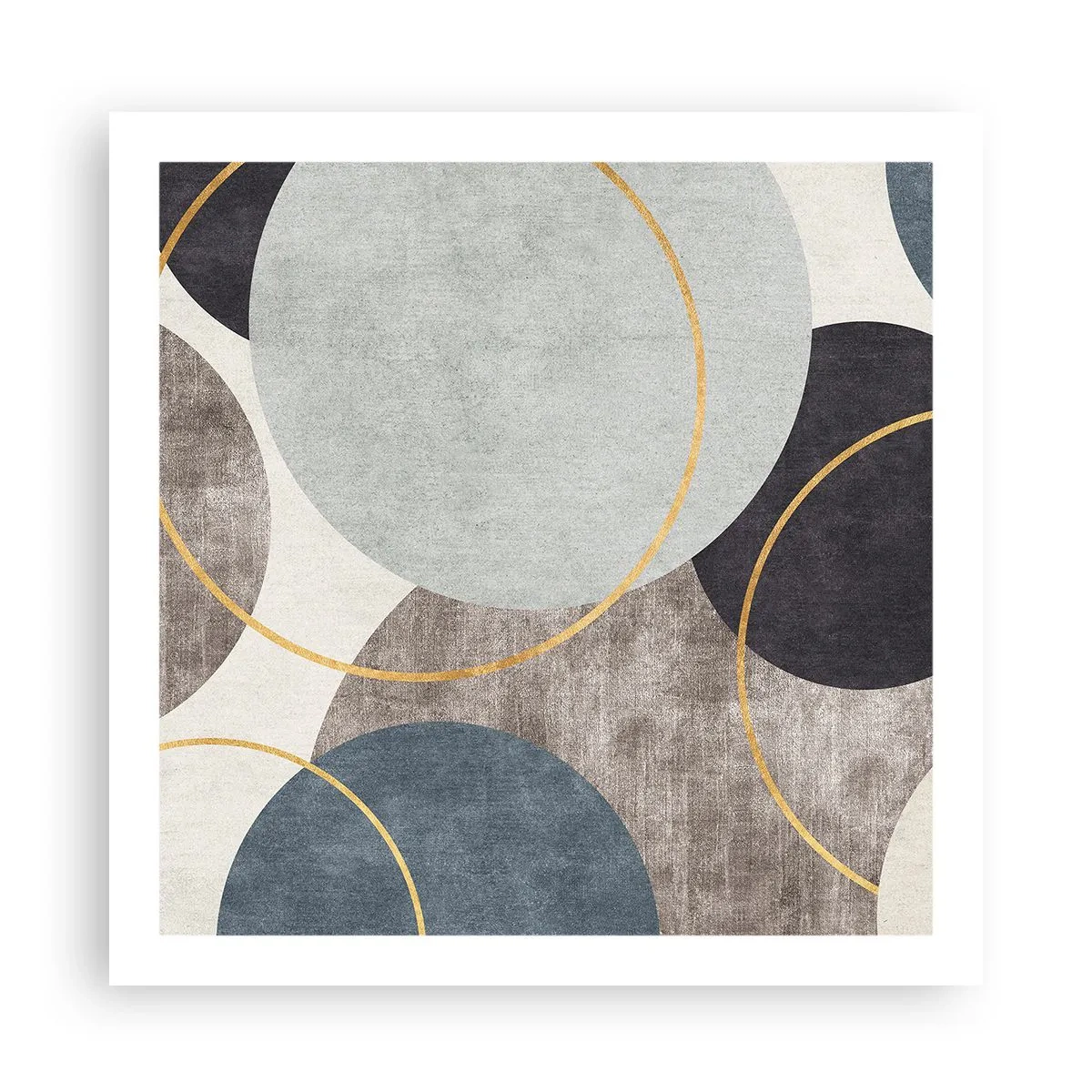 Póster - Círculo tras círculo - 60x60 cm