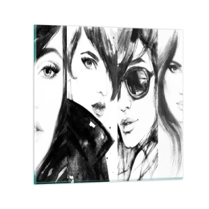 Cuadro sobre vidrio - Impresiones sobre Vidrio - La belleza multiplicada - 70x70 cm