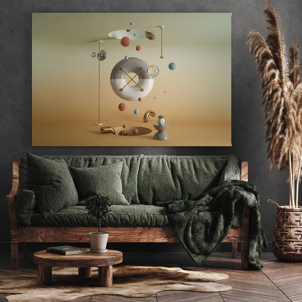 Cuadro sobre lienzo - Impresión de Imagen - Todo puede suceder - 70x50 cm