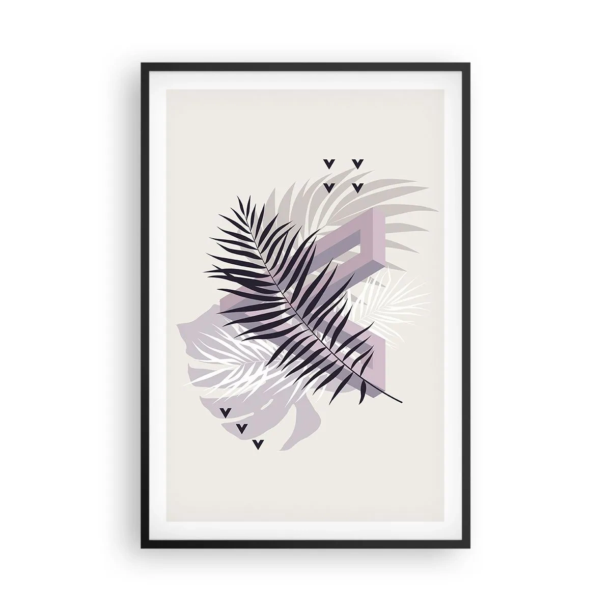 Póster en marco negro - La sombra de una sombra - 61x91 cm
