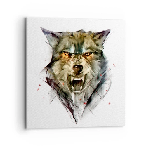 Cuadro sobre lienzo - Impresión de Imagen - ¡No te muevas! - 70x70 cm