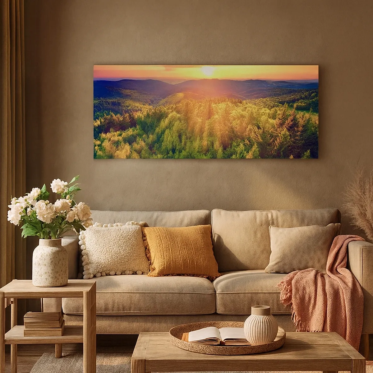 Cuadro sobre lienzo - Impresión de Imagen - Desde lo alto - 30x30 cm