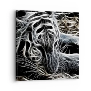 Cuadro sobre lienzo - Impresión de Imagen - Un estudio sobre la ligereza felina - 30x30 cm