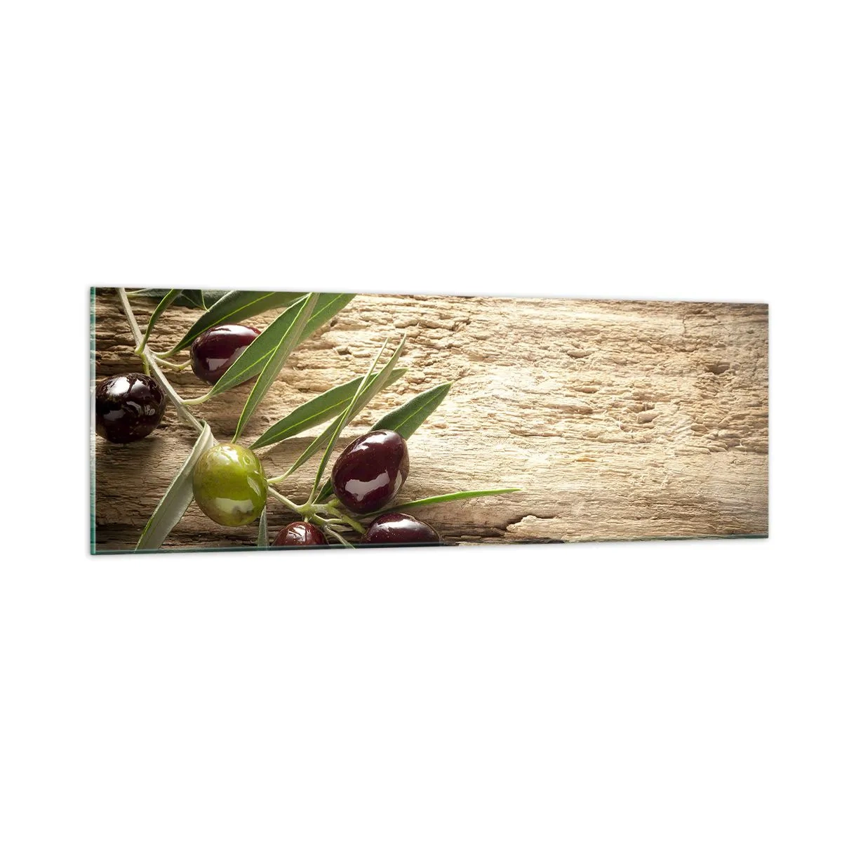 Cuadro sobre vidrio - Impresiones sobre Vidrio - Directamente de la naturaleza - 90x30 cm