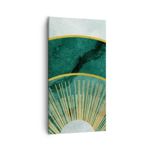 Cuadro sobre lienzo - Impresión de Imagen - Un sistema solar diferente - 55x100 cm