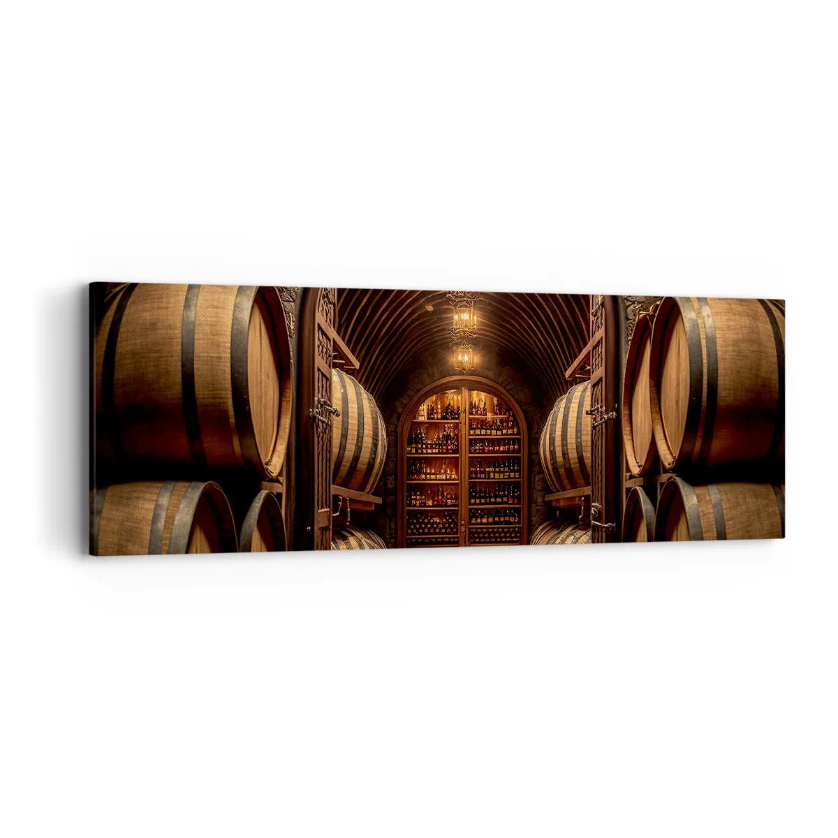 Cuadro sobre lienzo - Impresión de Imagen - Sótano atmosférico - 90x30 cm