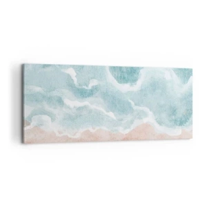 Cuadro sobre lienzo - Impresión de Imagen - Abstracción de nubes - 100x40 cm