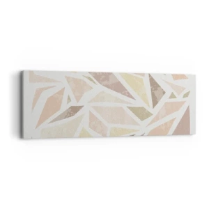 Cuadro sobre lienzo - Impresión de Imagen - Composición de vidrieras - 90x30 cm