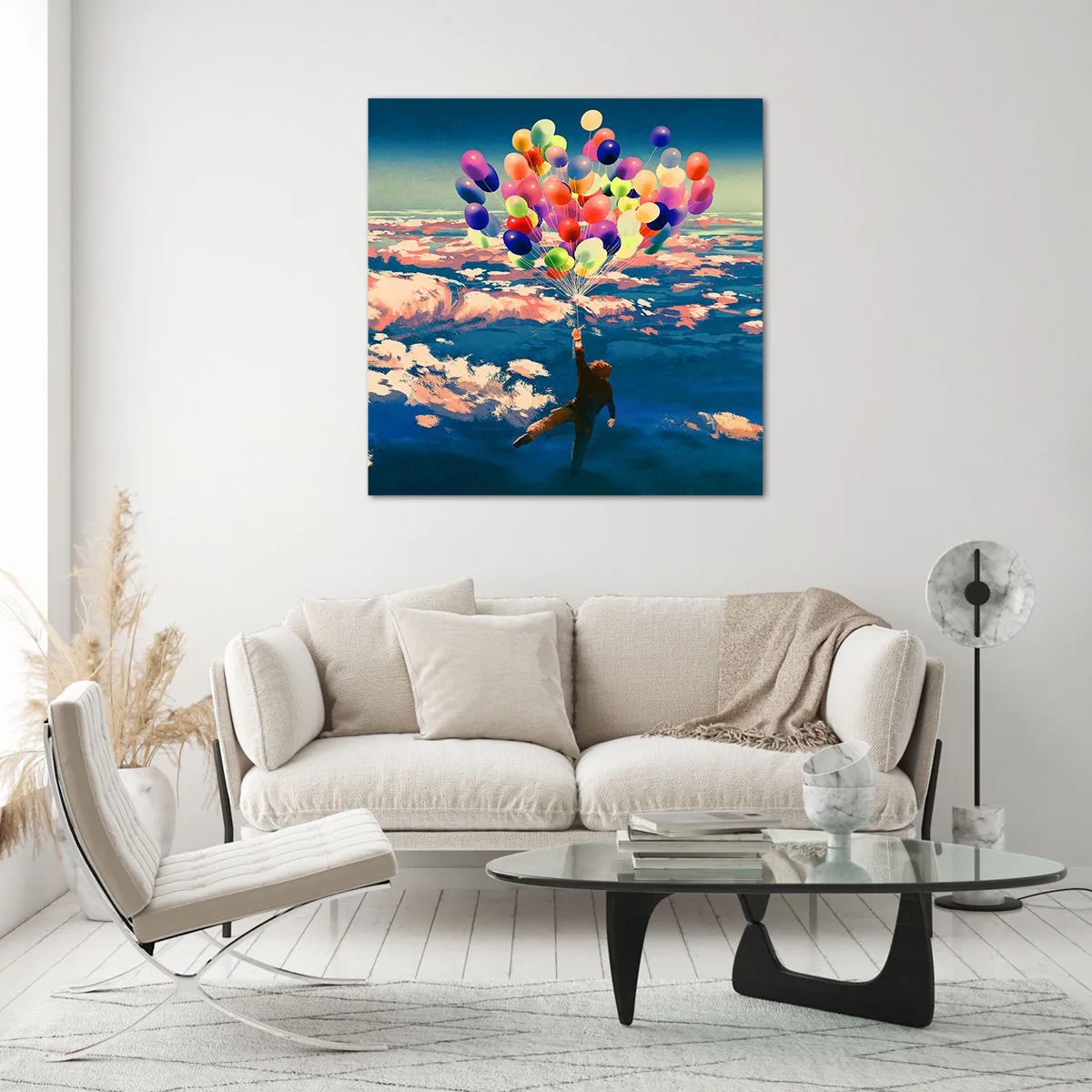 Cuadro sobre vidrio - Impresiones sobre Vidrio - Un sueño de infancia hecho realidad - 30x30 cm