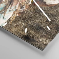 Esfera sin numeración, con rayas