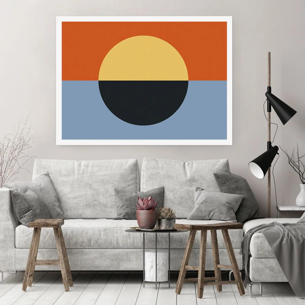 Póster - Una composición de calidez y frescura - 91x61 cm