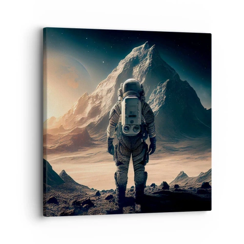 Cuadro sobre lienzo - Impresión de Imagen - Un nuevo reto - 30x30 cm