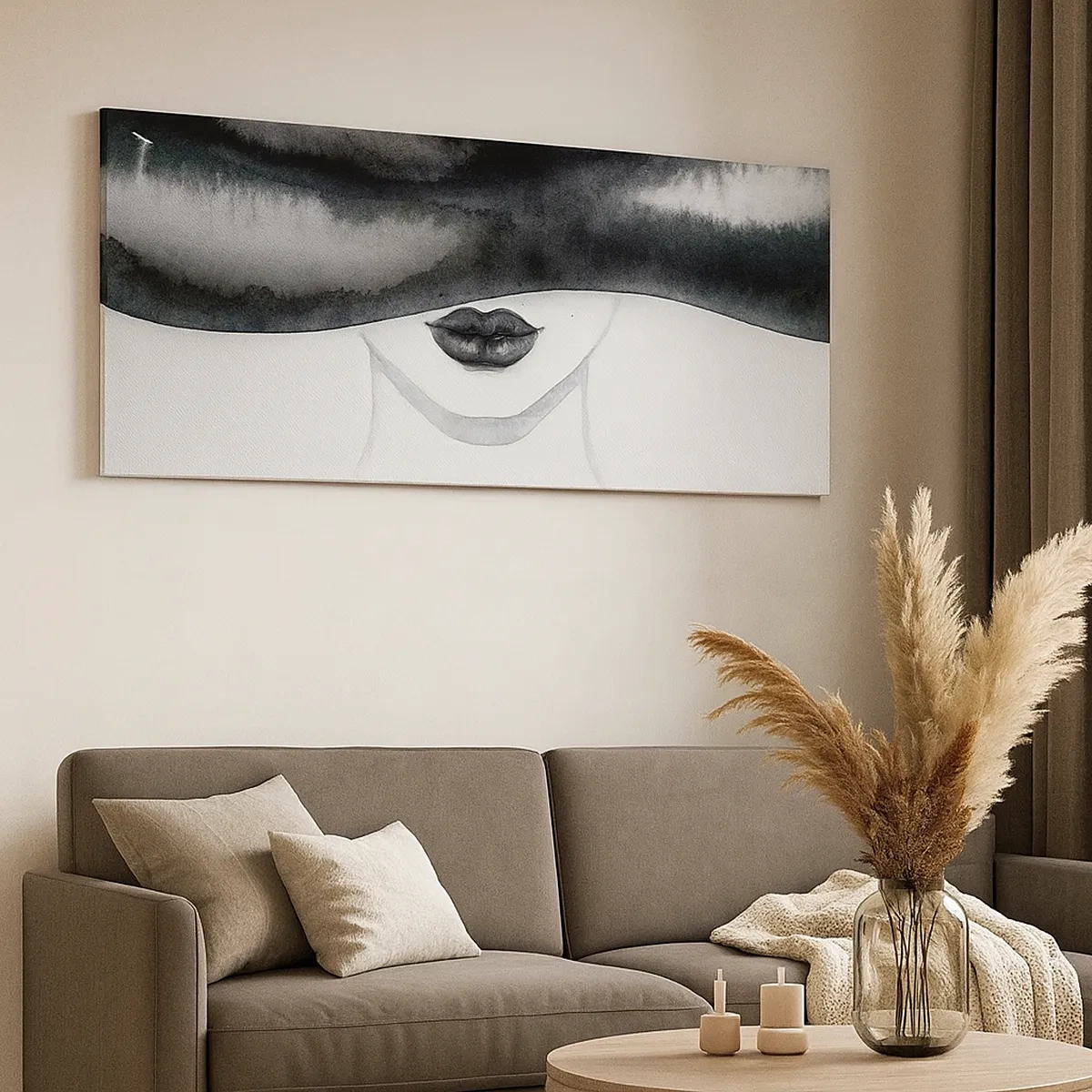 Cuadro sobre lienzo - Impresión de Imagen - Un misterio sensual - 30x30 cm