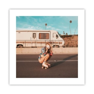 Póster - ¡Sonrían, por favor! - 40x40 cm