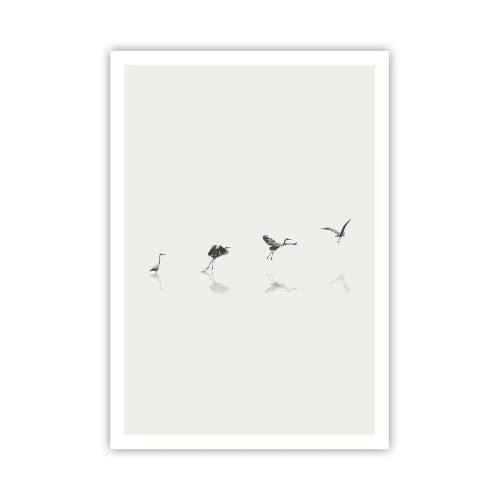 Póster - Cuatro sencillos pasos para despegar - 70x100 cm