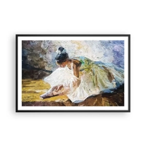 Póster en marco negro - De un cuadro de Degas - 91x61 cm