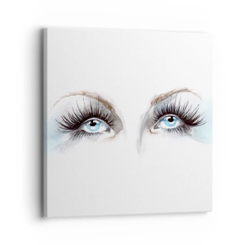Cuadro sobre lienzo - Impresión de Imagen - ¿Los ojos de un ángel? - 30x30 cm