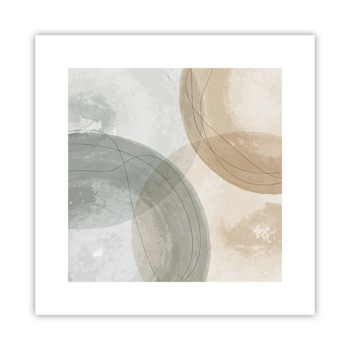 Póster - Mundos que se entrecruzan - 30x30 cm