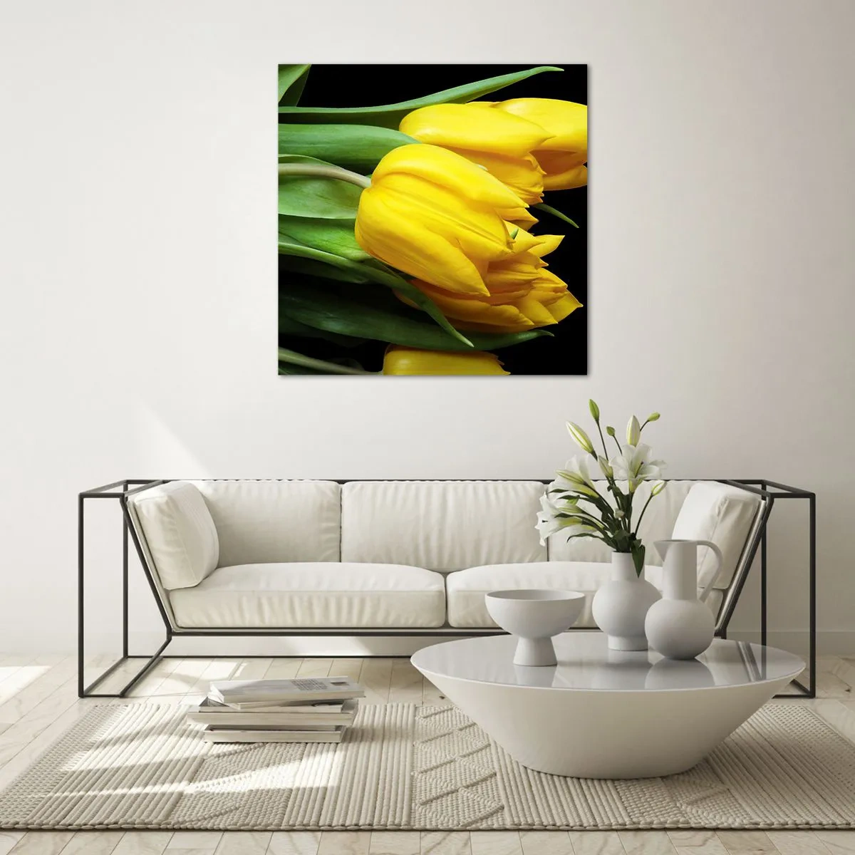 Cuadro sobre vidrio - Impresiones sobre Vidrio - Resucitado de puro sol - 50x50 cm