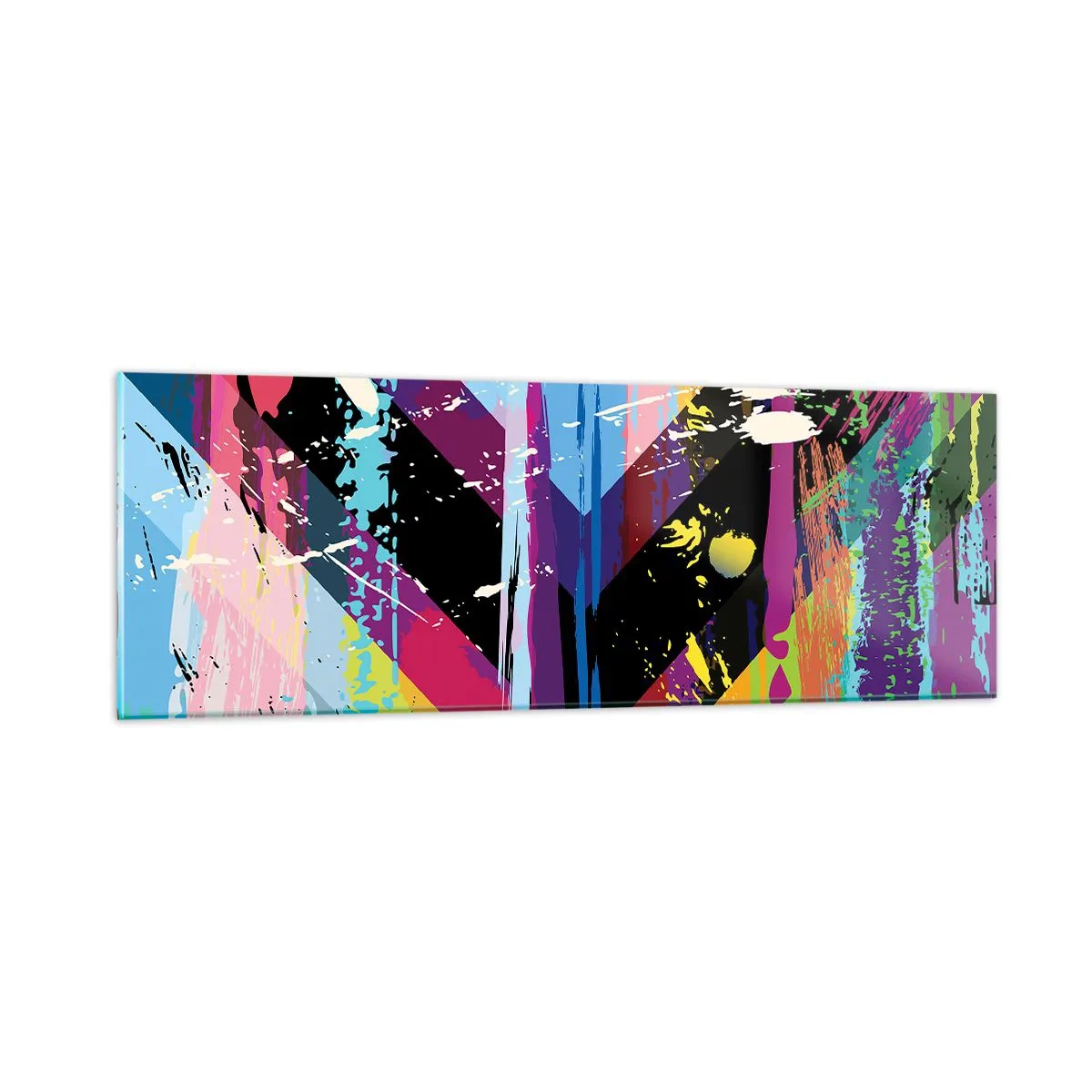 Cuadro sobre vidrio - Impresiones sobre Vidrio - De arriba a abajo - 90x30 cm