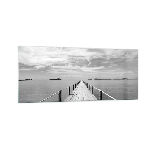 Cuadro sobre vidrio - Impresiones sobre Vidrio - Hora de viajar - 100x40 cm