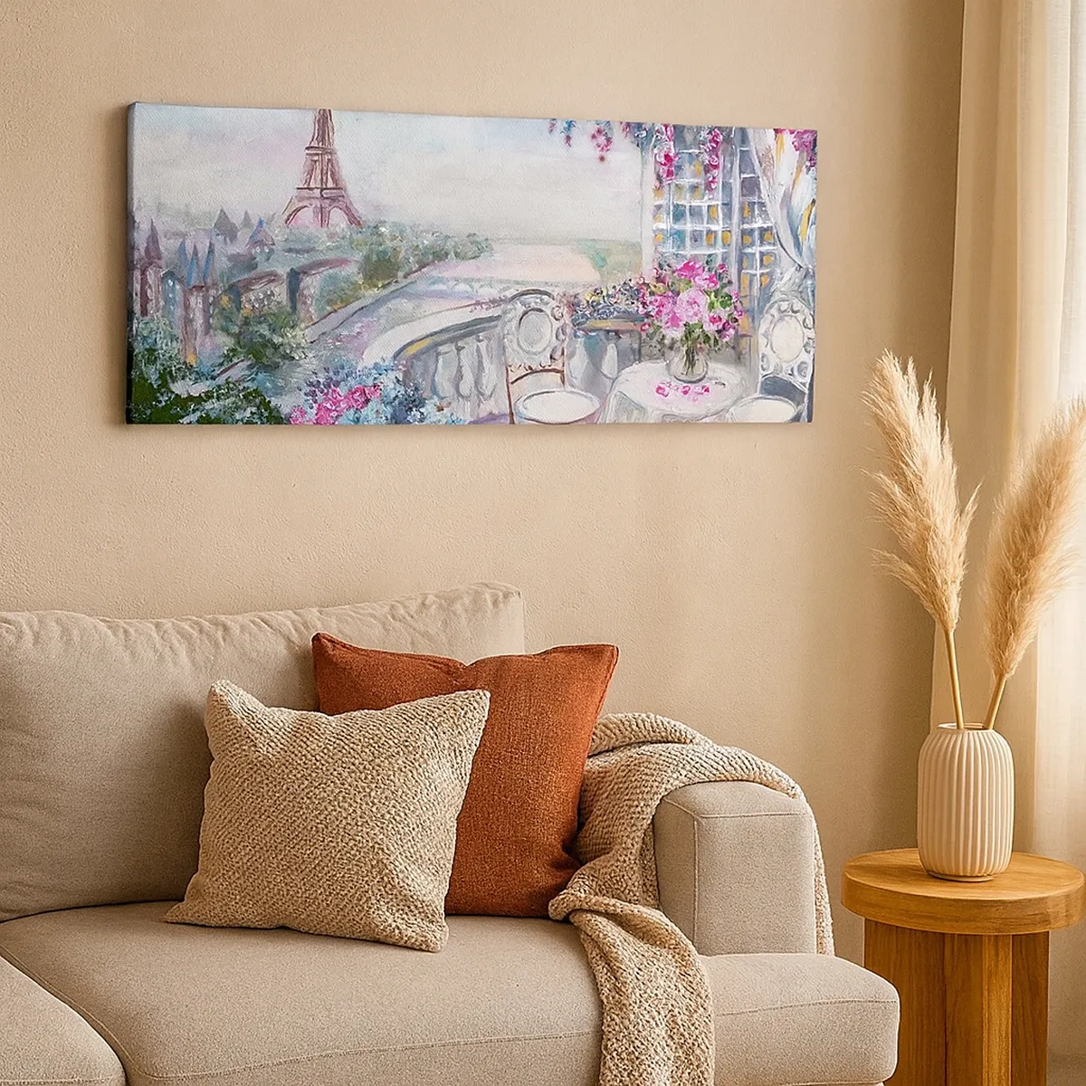 Cuadro sobre lienzo - Impresión de Imagen - Mayo mágico en París - 30x30 cm