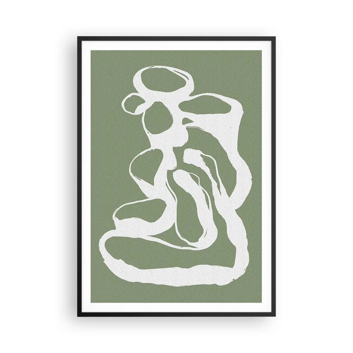 Póster en marco negro - La llamada del espacio - 70x100 cm