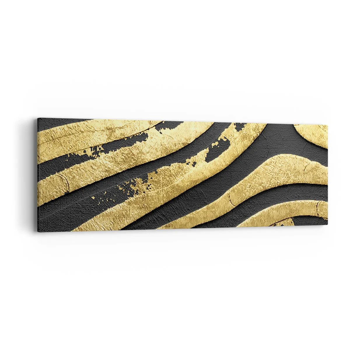 Cuadro sobre lienzo - Impresión de Imagen - Todo fluye - 90x30 cm