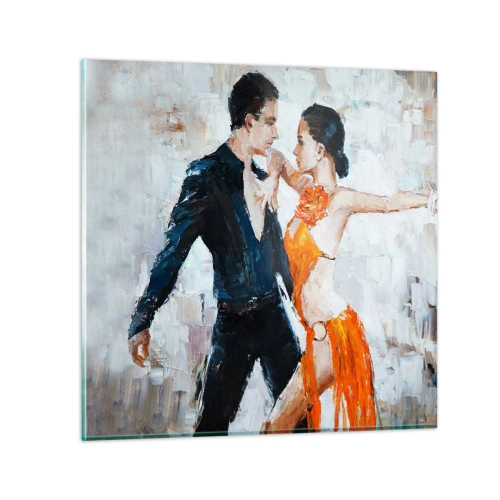 Cuadro sobre vidrio - Impresiones sobre Vidrio - Dirty dancing - 40x40 cm