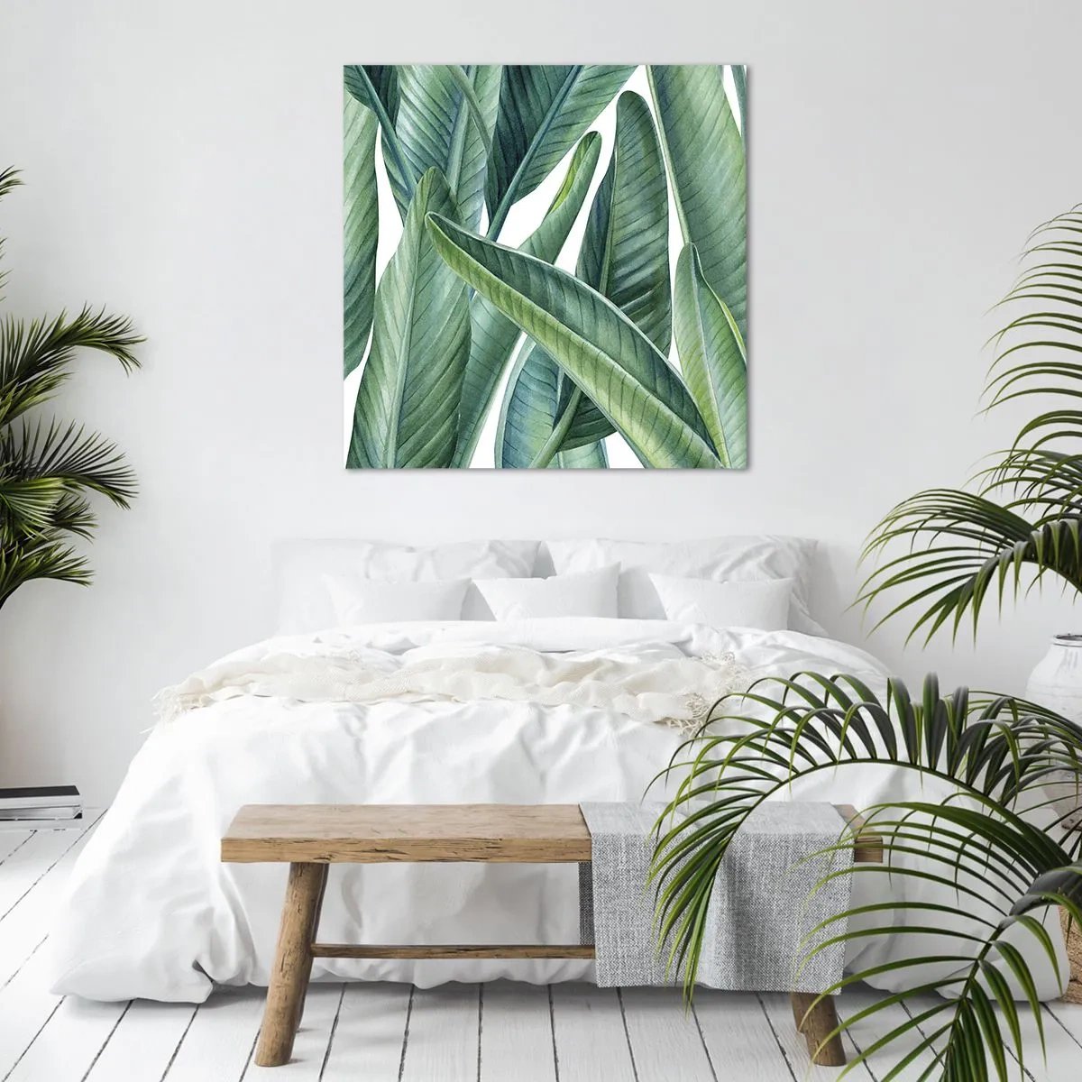 Cuadro sobre lienzo - Impresión de Imagen - Vegetación en estado puro - 30x30 cm