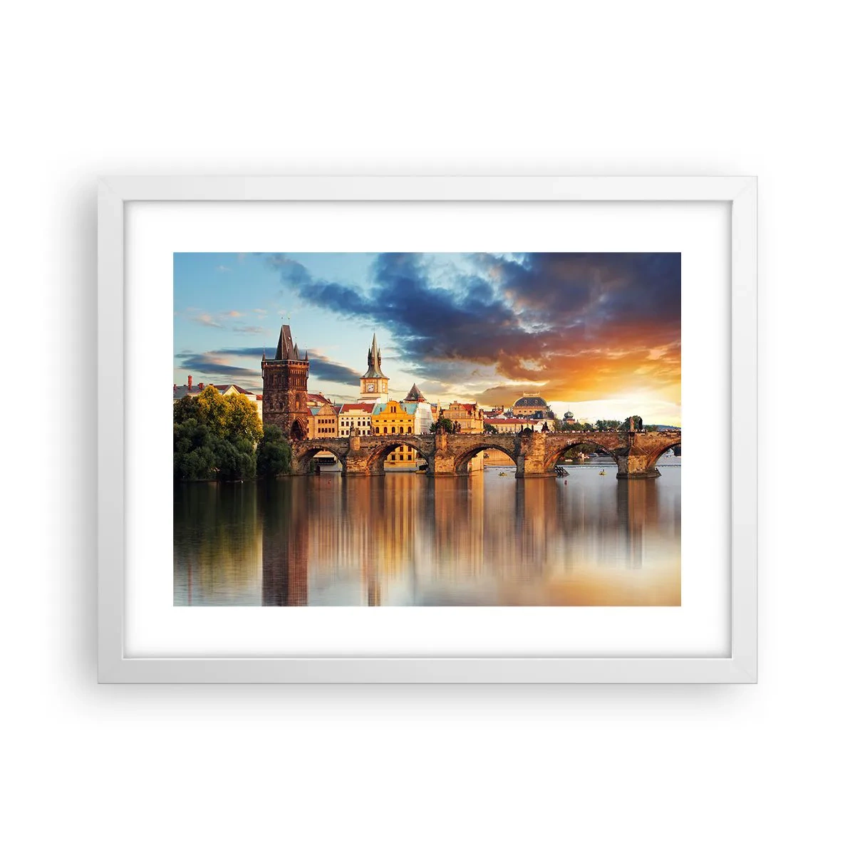 Póster en marco blanco - La belleza no tiene edad - 40x30 cm