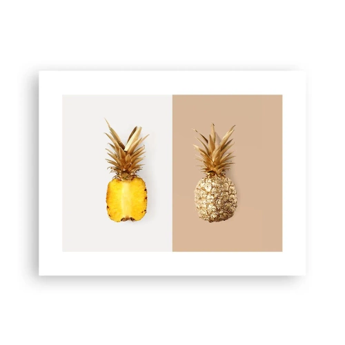 Póster - Piña y media - 40x30 cm
