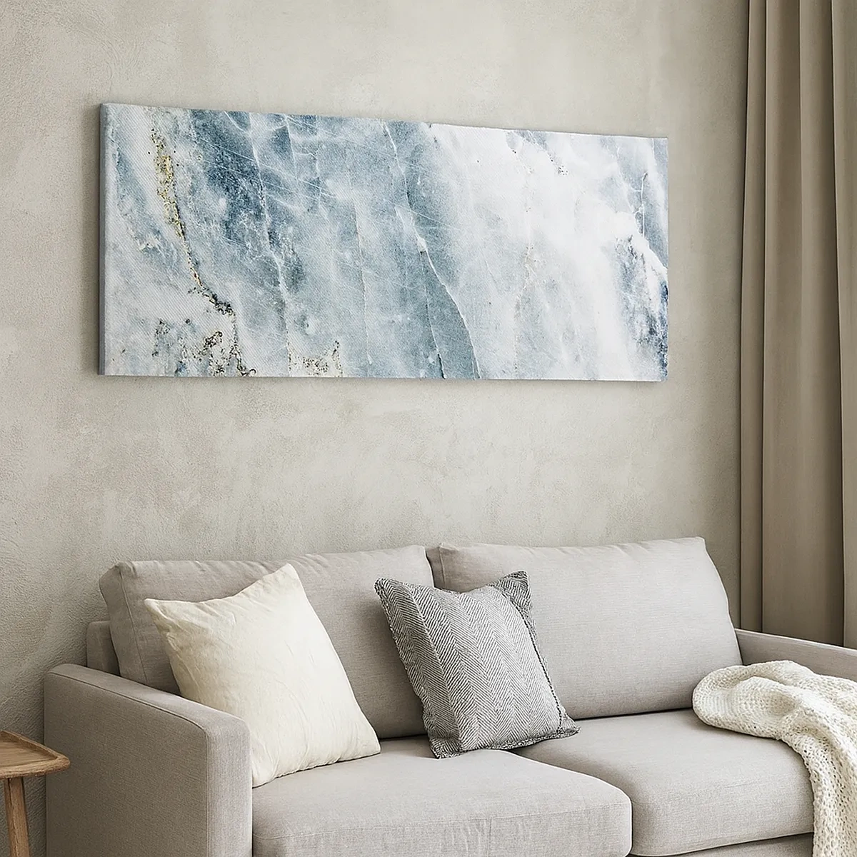 Cuadro sobre lienzo - Impresión de Imagen - El mundo de hielo - 30x30 cm