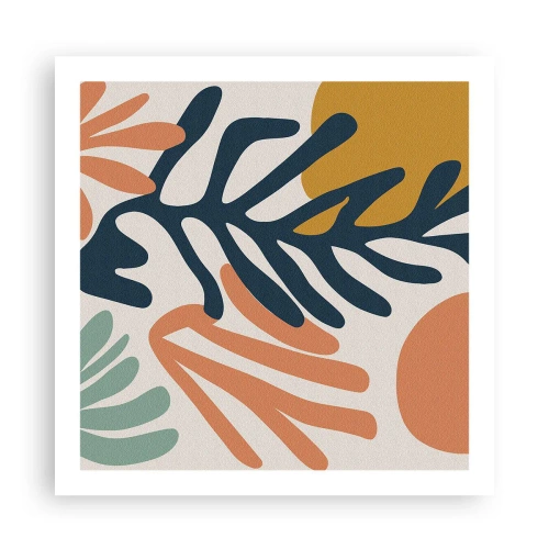 Póster - Mares de coral - 60x60 cm