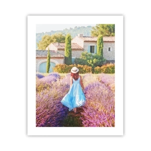 Póster - La chica de la lavanda - 40x50 cm