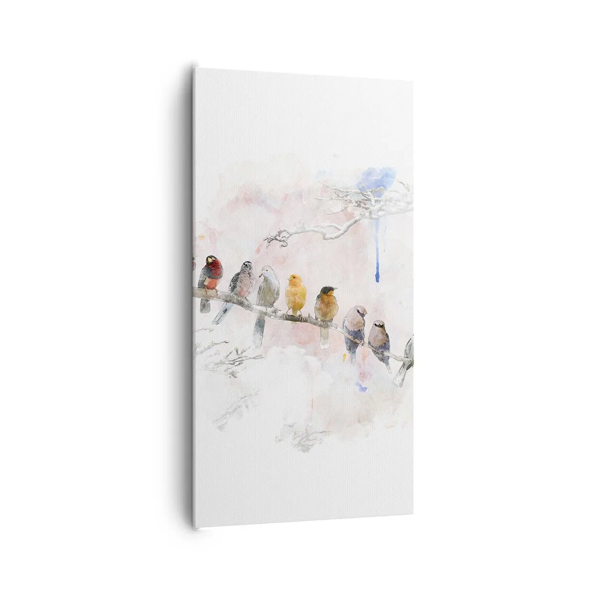 Cuadro sobre lienzo - Impresión de Imagen - Reunión alada - 65x120 cm