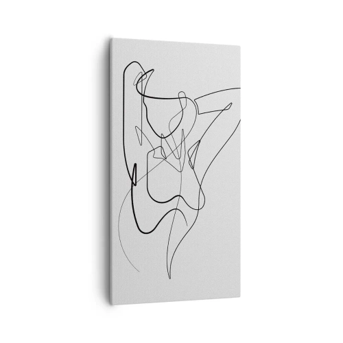 Cuadro sobre lienzo - Impresión de Imagen - Realmente, tal y como eres - 55x100 cm