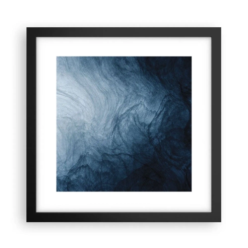 Póster en marco negro - En las profundidades - 30x30 cm