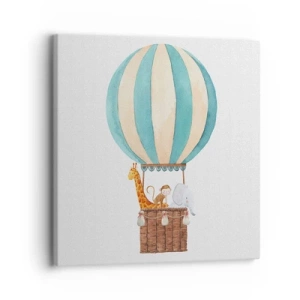 Cuadro sobre lienzo - Impresión de Imagen - Viaje fantástico - 30x30 cm