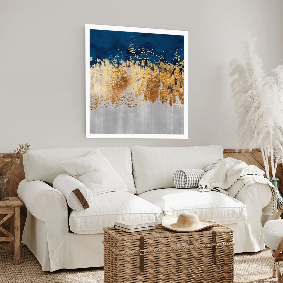 Póster - Composición moderna con chispas - 50x50 cm