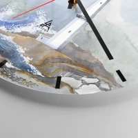 Esfera sin numeración, con rayas